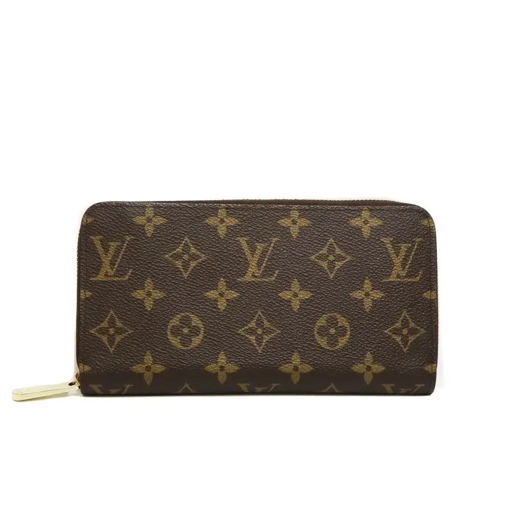 Louis Vuitton Zippy Wallet Leather Long Brown